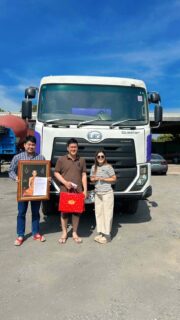 ขอบคุณครอบครัว ฮ.เจริญรุ่งโรจน์ คอนกรีต นำรถมาติดตั้งโม่ใหม่ขนาด7คิว